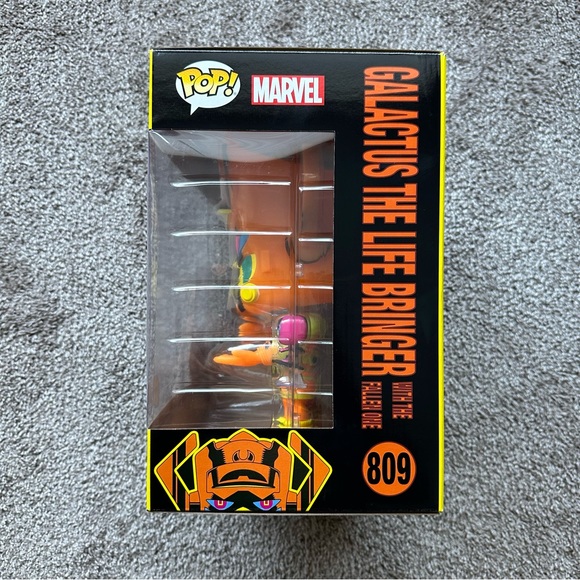 FUNKO POP MARVEL FANTASTIC 4 809 GALACTUS THE LIFEBRINGER WITH THE FALLEN ONE - Picture 4 of 4